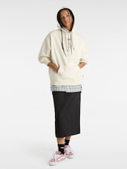 Vans Womens Cream Flying V 100% Cotton Hoodie - Image 4 of 7