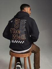 Vans Posted Loose Pullover 100% Cotton Hoodie - Image 2 of 5