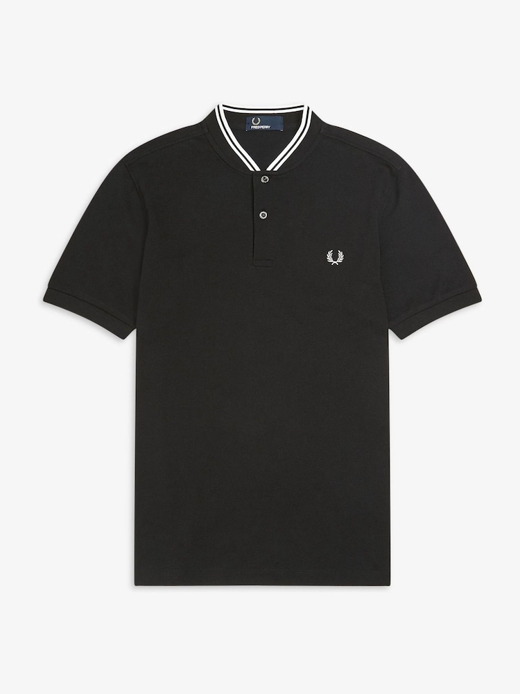 Fred Perry Bomber Collar Polo Shirt - Image 1 of 8