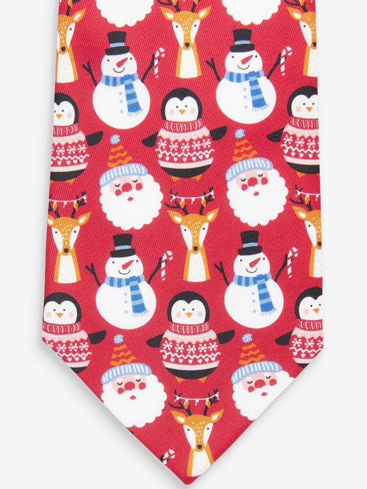 Red Christmas Tie - Image 2 of 3