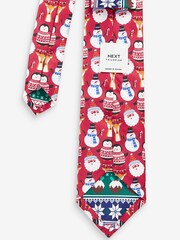 Red Christmas Tie - Image 3 of 3