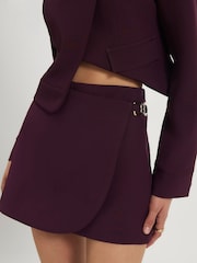 River Island Buckle Trim Wrap Skort - Attēls 4 no 4