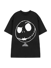 Vanilla Underground Black Disney The Nightmare Before Christmas Adults Jack Short Sleeved T-Shirt - Image 1 of 8