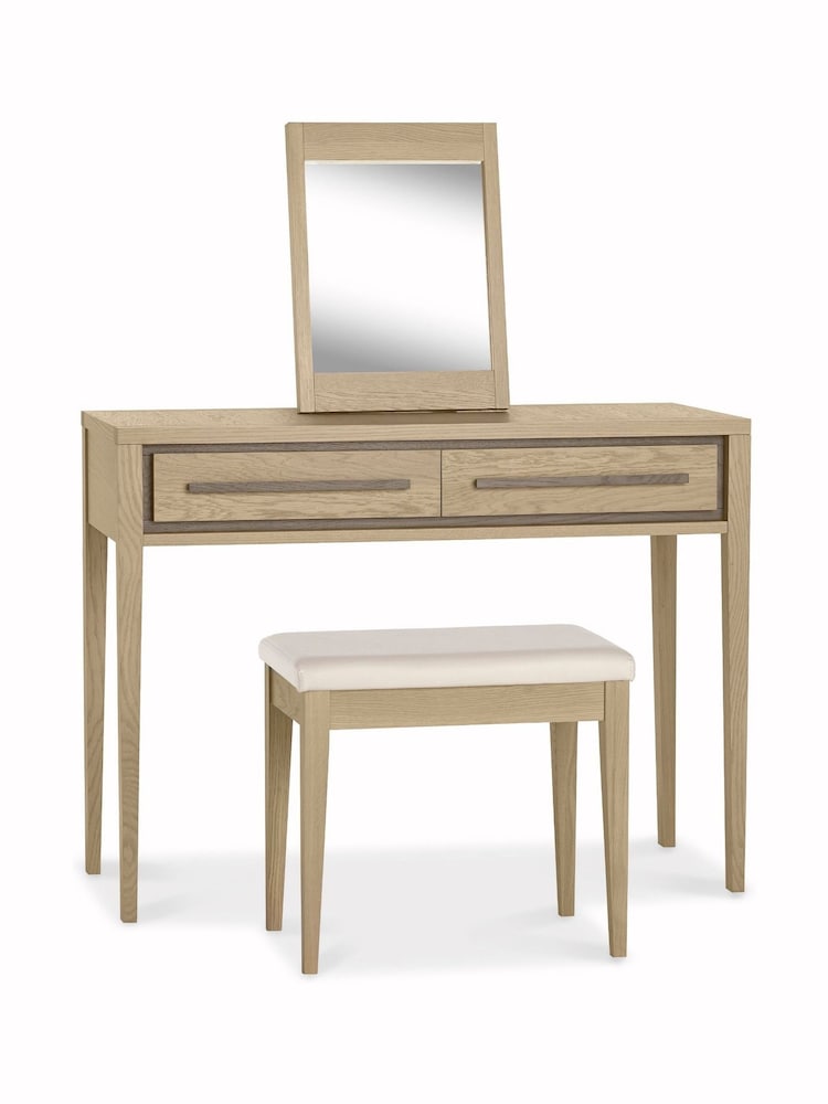Bentley Designs Natural Oak Rimini Stool - Image 2 of 4