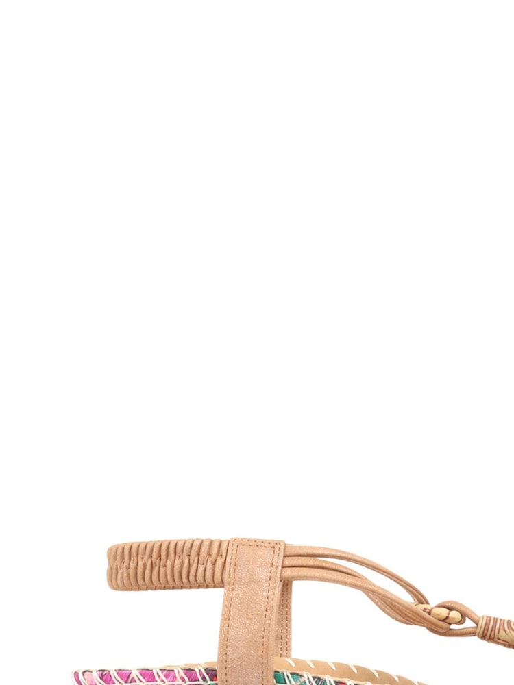Pavers Brown Flat Strappy Sandals - Image 5 of 5