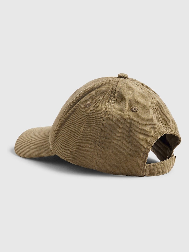 River Island Green Corduroy Cap - Image 2 of 4