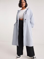 Simply Be Blue Parachute Parka - Image 1 of 4