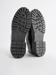 Black Patent Forever Comfort® Chunky Lace Up Shoes - Image 4 of 5