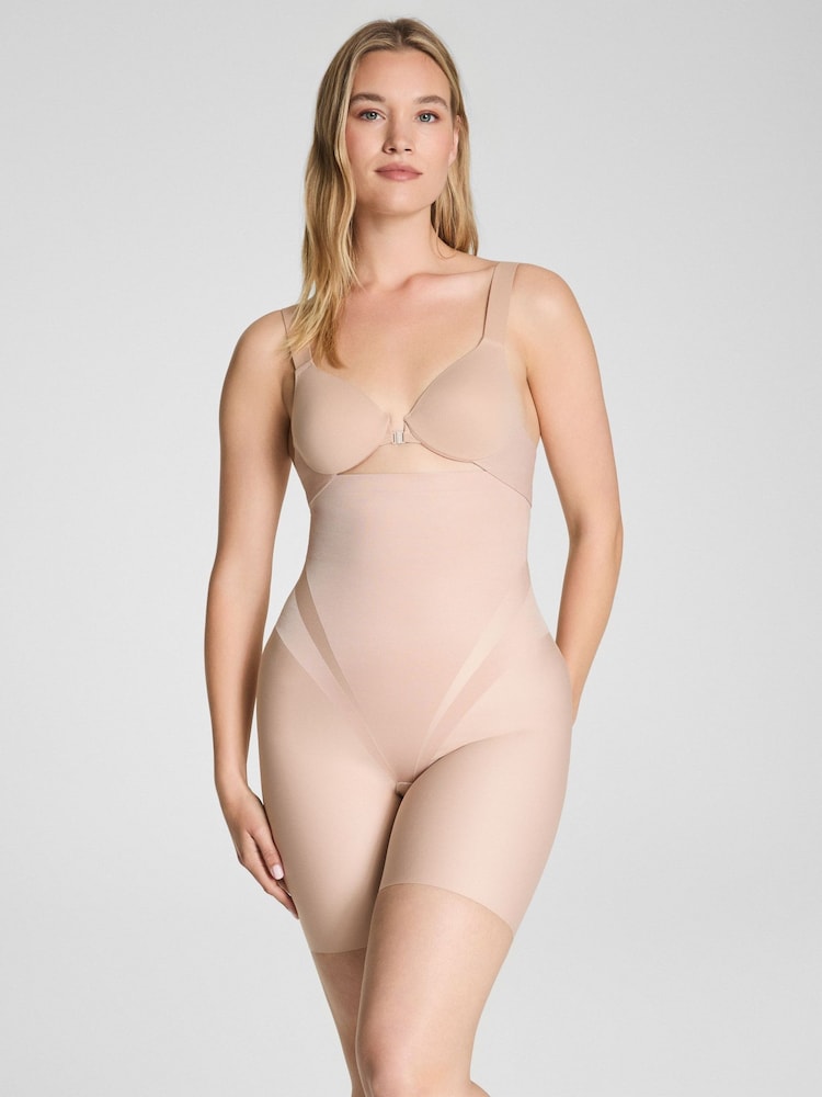 Spanx Nude Transform Extra-Firm Control High-Waisted Mid-Thigh Shorts - Image 2 of 6 Spanx Nude Transform Extra-Firm Control High-Waisted Mid-Thigh Shorts - Image 2 of 6