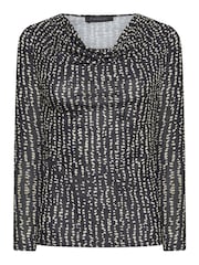 PixieGirl Petite Cowl Mânecă lungă Top - Imaginea 5 din 5