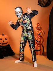 Vanilla Underground Black Skeleton Costumes Set 2 Piece - Image 1 of 6