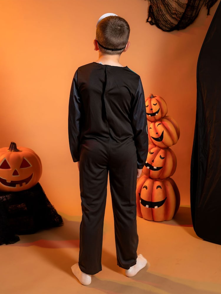 Vanilla Underground Black Skeleton Costumes Set 2 Piece - Image 2 of 6 Vanilla Underground Black Skeleton Costumes Set 2 Piece - Image 2 of 6