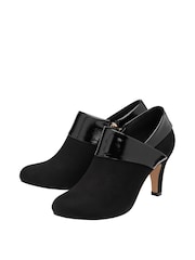 Lotus Jet Black Stiletto Heel Shoe Boots - Image 2 of 4