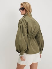 River Island Green Femme Utility Jacket - Image 3 of 4