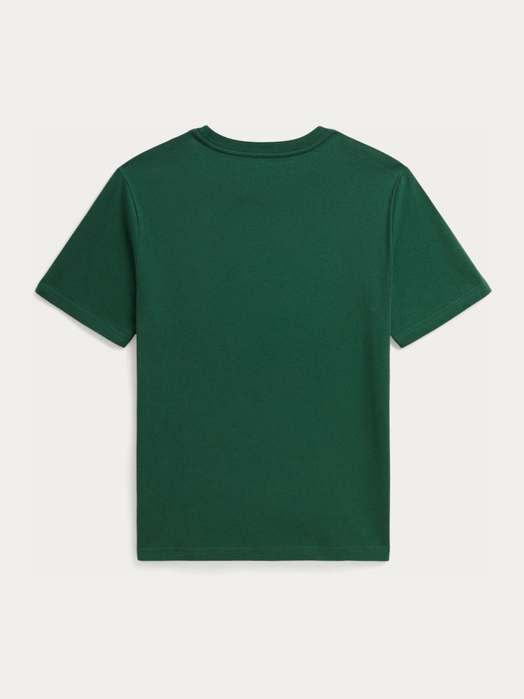 Polo Ralph Lauren Green Logo Jersey T-Shirt - Image 2 of 2 Polo Ralph Lauren Green Logo Jersey T-Shirt - Image 2 of 2