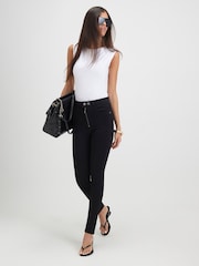 River Island Racer белбеуі бар тар джинсы - 4суретінің 1 суреті