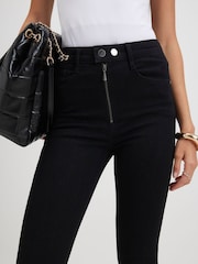 River Island Racer белбеуі бар тар джинсы - 4суретінің 4 суреті