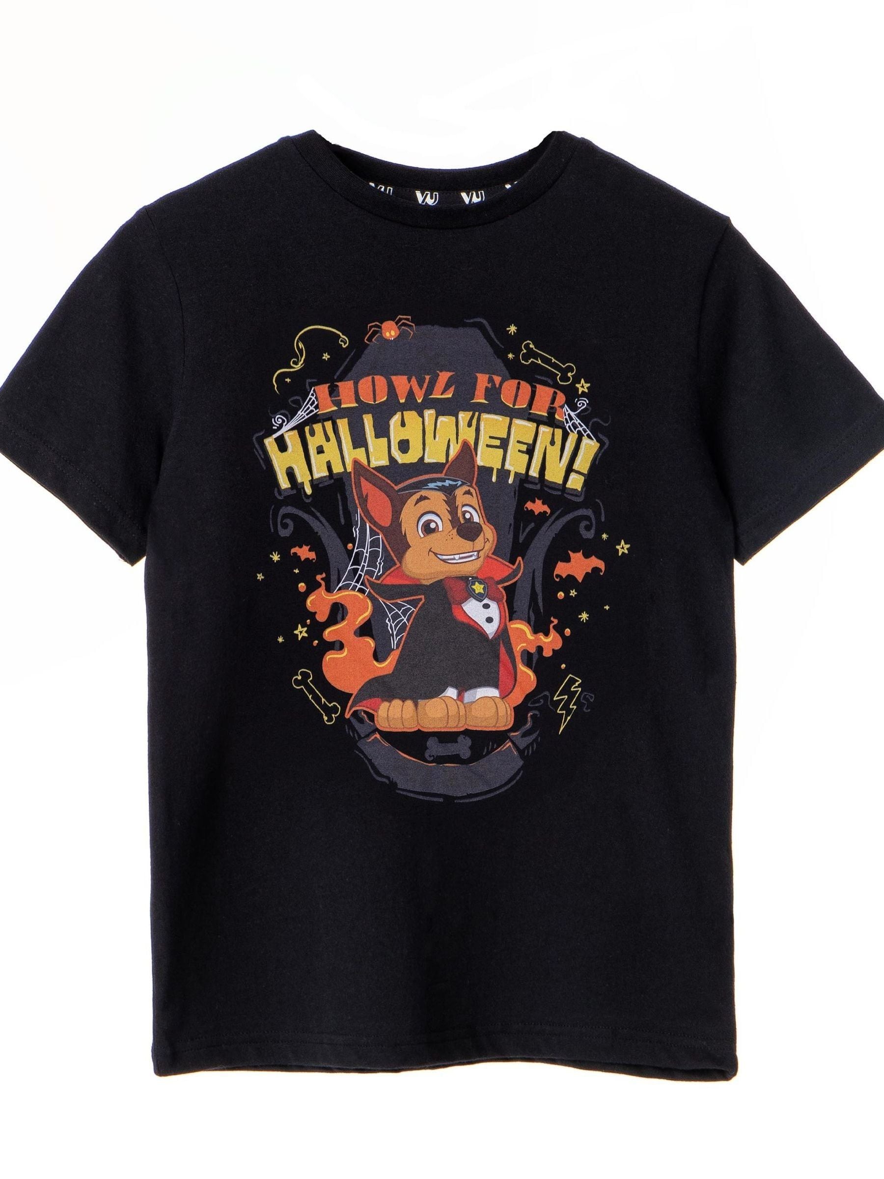 Paw Patrol (7-8 Years) Short Sleeved T-Shirt (Boys Black) - Image 4