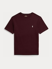 Polo Ralph Lauren Maroon Red Logo Jersey T-Shirt - Image 1 of 2