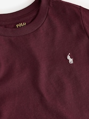 Kastanienrot - Polo Ralph Lauren T-Shirt aus Jersey - Bild 3 von 5