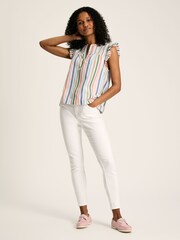 Joules Cynthia Stripe Cotton Blouse - Image 3 of 7