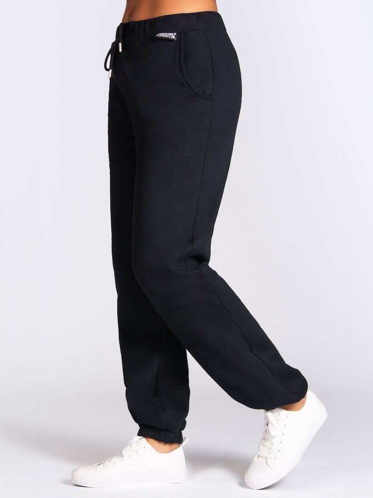 Pineapple Black Essential Womens Cuff Joggers - Image 1 of 5