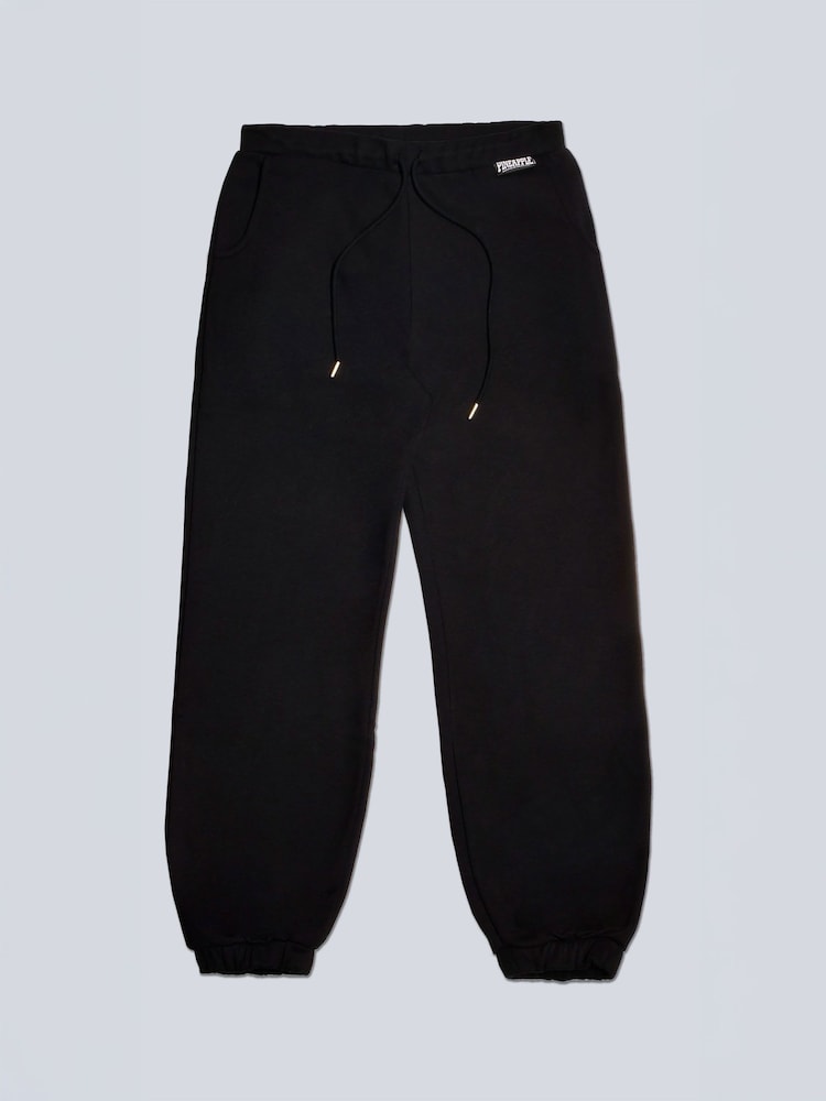 Pineapple Black Essential Womens Cuff Joggers - Image 5 of 5