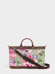 Osprey London Natural The Hunter Printed Canvas & Leather Weekender Bag - Image 1 of 4