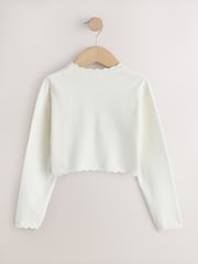 Ecru Occasion Bridesmaid knitted Cardigan Shrug (3mths-16yrs) - Image 2 of 4