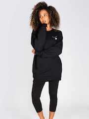 Pineapple Black Longline Womens Logo Sweatshirt - Image 2 of 7