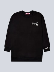 Pineapple Black Longline Womens Logo Sweatshirt - Image 5 of 7
