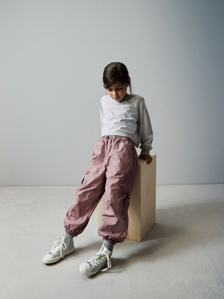 Grey Boxy Ruched Back Long Sleeve Cuffed T-Shirt (3-16yrs) - Image 2 of 7 Grey Boxy Ruched Back Long Sleeve Cuffed T-Shirt (3-16yrs) - Image 2 of 7