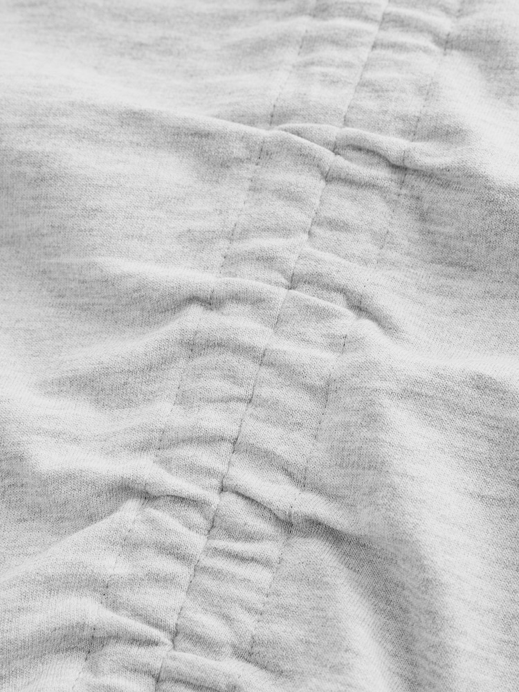 Grey Boxy Ruched Back Long Sleeve Cuffed T-Shirt (3-16yrs) - Image 7 of 7
