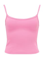 Pour Moi Pink Off Duty Rib Jersey Support Cami - Image 3 of 4