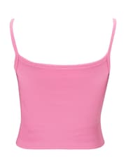 Pour Moi Pink Off Duty Rib Jersey Support Cami - Image 4 of 4