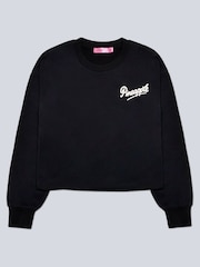 Pineapple Black Logo Womens Midi Crop Sweater - Image 5 of 5