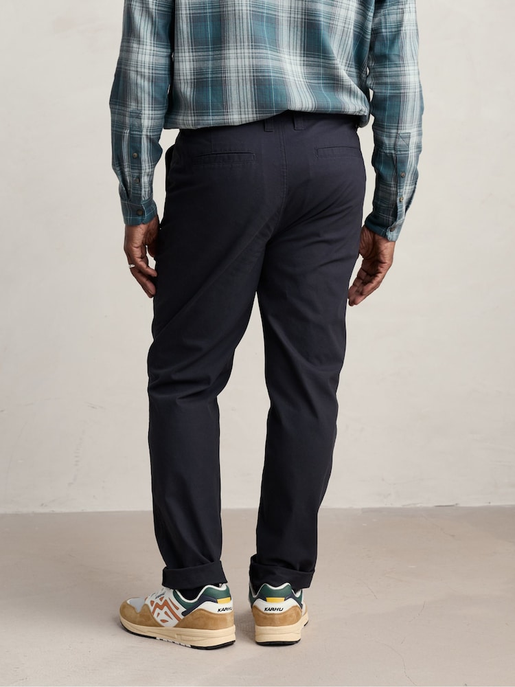 Seasalt Cornwall Blue Mens Bowman Trousers - Image 2 of 5