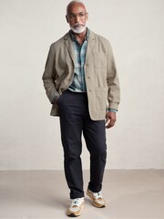 Seasalt Cornwall Blue Mens Bowman Trousers - Image 3 of 5
