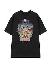 Vanilla Underground Black Scooby Halloween Short Sleeved T-Shirt - Image 1 of 8