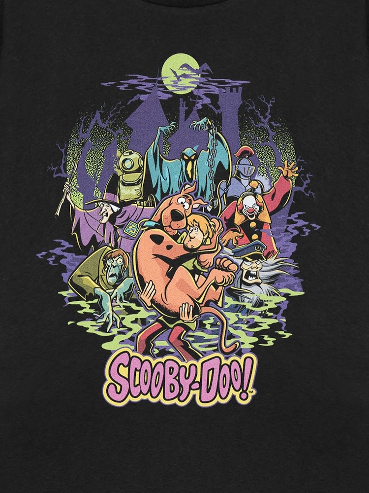 Vanilla Underground Black Scooby Halloween Short Sleeved T-Shirt - Image 8 of 8 Vanilla Underground Black Scooby Halloween Short Sleeved T-Shirt - Image 8 of 8