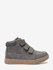 Grey Standard Fit (F) Touch Fastening Boots - Image 1 of 5