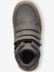 Grey Standard Fit (F) Touch Fastening Boots - Image 3 of 5