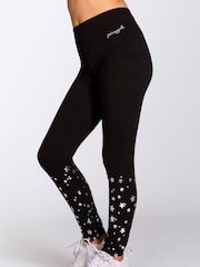 Leggings para niña con estampado de estrellas dispersas - Imagen 1 de 7