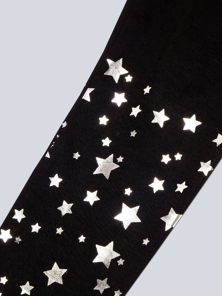 Leggings para niña con estampado de estrellas dispersas - Imagen 7 de 7