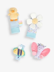 JoJo Maman Bébé Down by the River Wrist and Ankle Rattle Set - Image 1 of 6