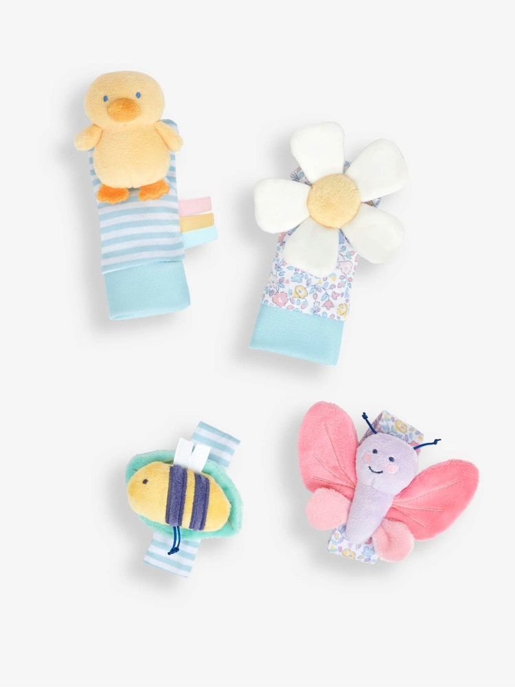JoJo Maman Bébé Down by the River Wrist and Ankle Rattle Set - Image 1 of 6