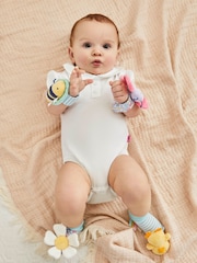 JoJo Maman Bébé Down by the River Wrist and Ankle Rattle Set - Image 3 of 6