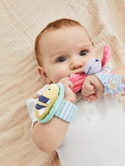 JoJo Maman Bébé Down by the River Wrist and Ankle Rattle Set - Image 6 of 6