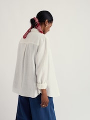 Seasalt Cornwall White Hazel Branch Shirt - Image 2 of 5