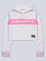 Cropped-Hoodie mit Einsätzen für Mädchen - Bild 6 von 7